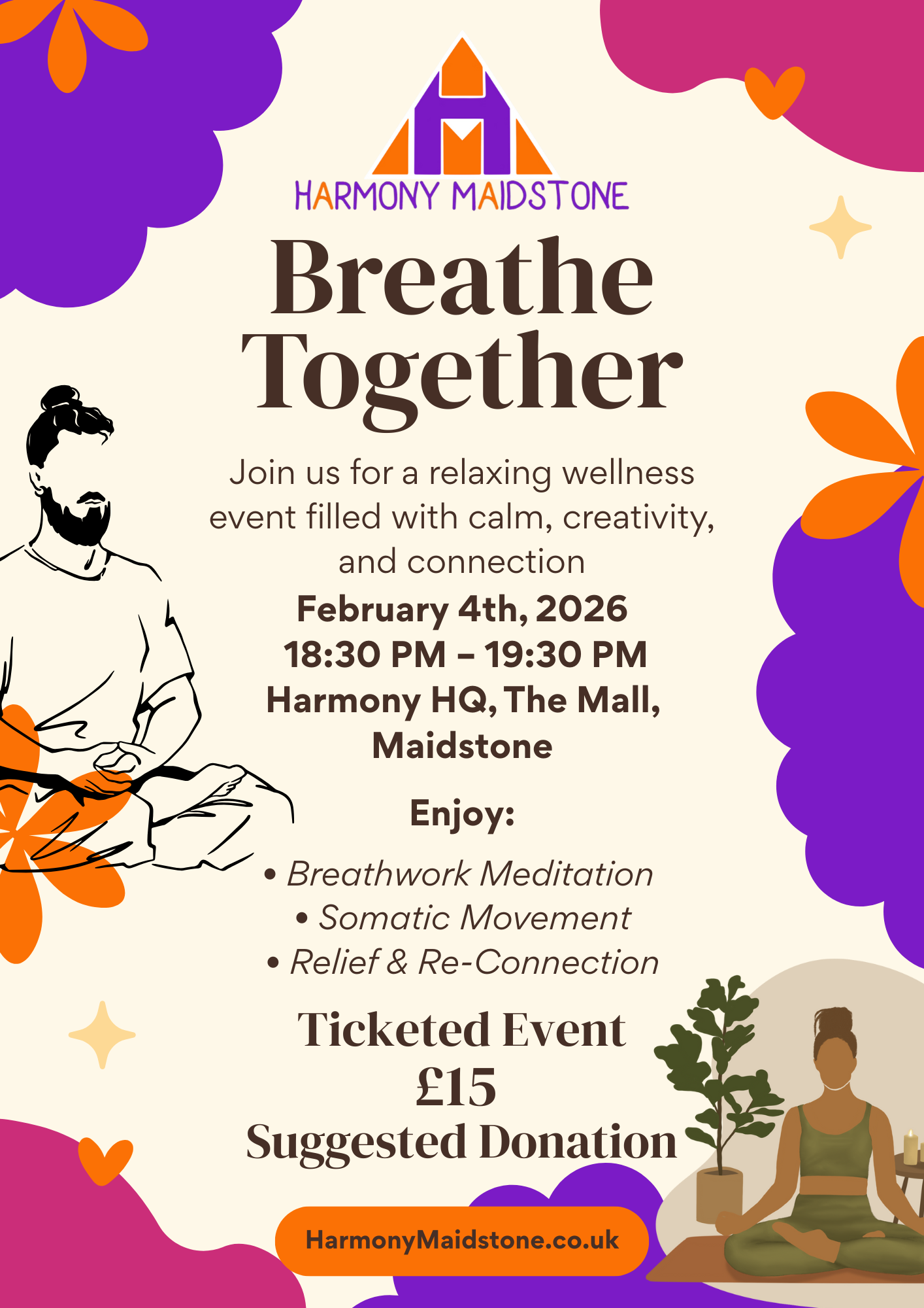 Breathwork and Movement Well-being workshop (4/2/26)