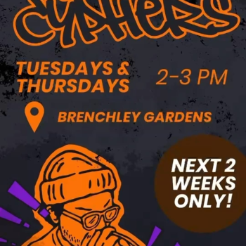 Rap Cyphers at Brenchley Gardens! with @mercutio.the.bard
