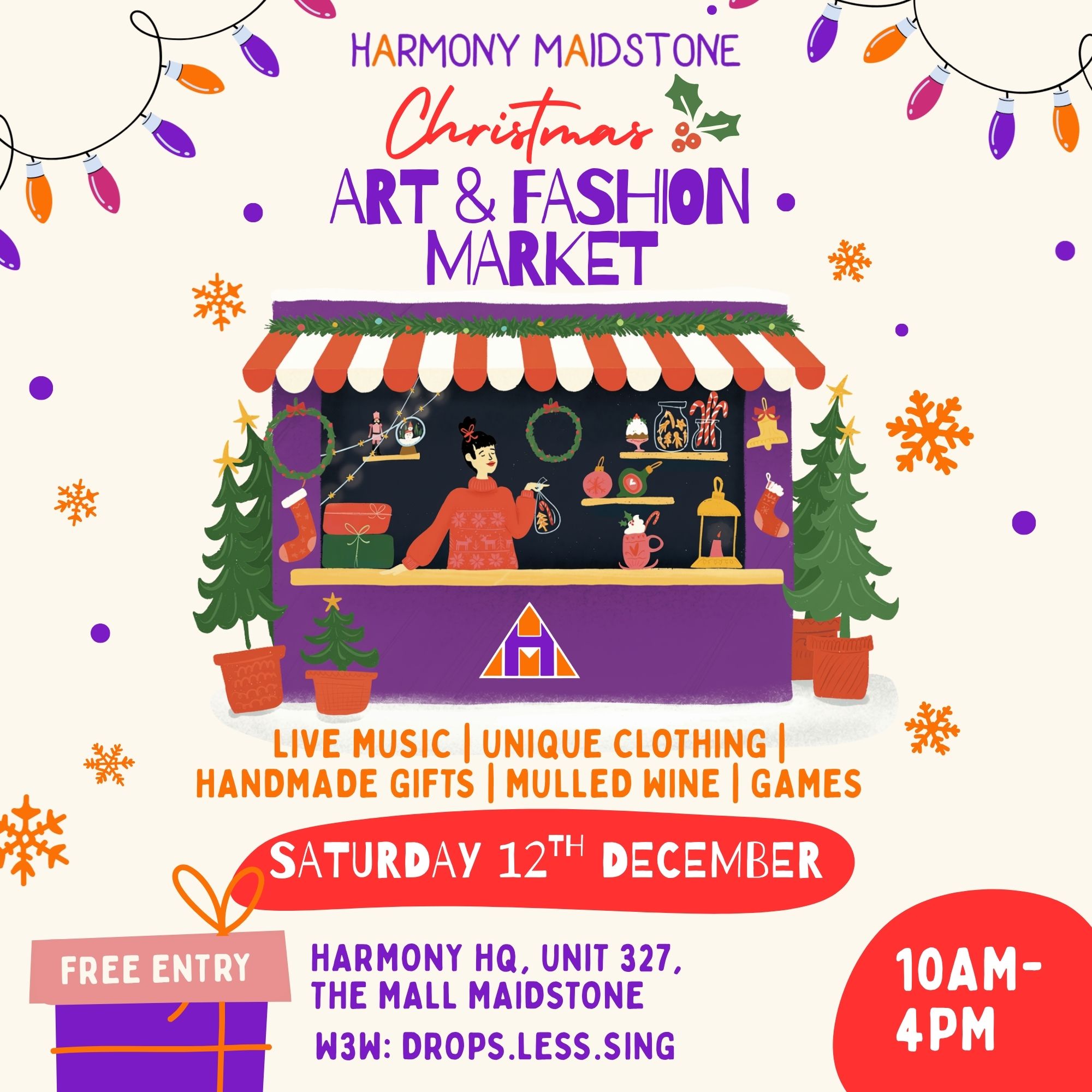 Harmony Maidstone’s Christmas Art & Fashion Market